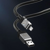 USB - Lightning 2.4A 1m cable Baseus CoolPlay - black
