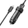 HOCO Kfz-Ladegerät Z49 2.4A 2xUSB + Kabel Micro USB schwarz