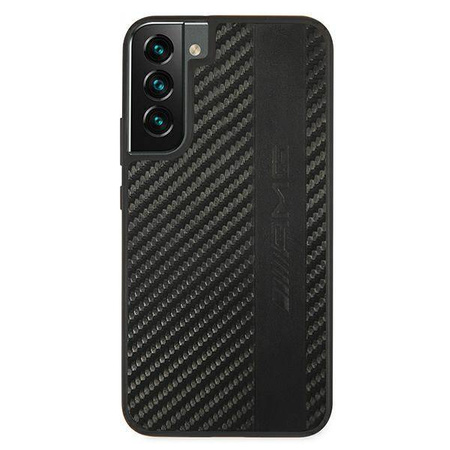 AMG AMHCS22MBLSCA S22 + S906 black / black hardcase Carbon Stripe & Embossed