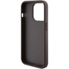 Guess Grip Stand 4G Triangle Strass case for iPhone 15 Pro Max - brown