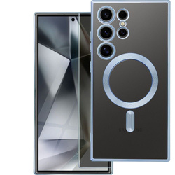 Futerał ELECTRO MAG COVER kompatybilny z MagSafe do SAMSUNG S26 Edge niebieski