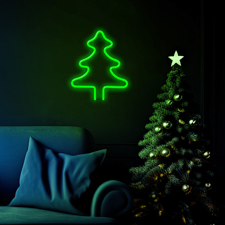 Neon LED CHRISTMAS CHOINKA zielona FLNE16 Forever Light