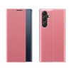 Neue Sleep Case Hülle mit Klappdeckel und Ständer für Samsung Galaxy S25 Edge - Rosa