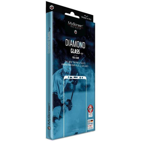 MS Diamond Glass Edge FG iPhone 12 Mini 5,4" czarny/black Full Glue