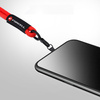 Smycz do telefonu na nadgarstek z regulacją długości Forcell F-Design R10X40 (max 20cm w pętli) czerwona