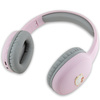 Hello Kitty słuchawki nauszne Bluetooth HKBHA1BKHLMP różowe/pink Metal Logo