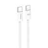 Foneng Kabel X110 - Typ C na Typ C - PD 60W 3A 1,2 metr biały