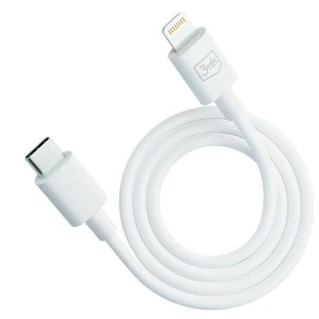 3MK KABEL HYPER USB-C/LIGHTNING 20W 1,2m biały
