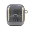 Original Handyhülle APPLE AIRPODS 1 / 2 Audi IML Geometric Pattern Cover (AU-IMLAP-A6/D3-GY) grau