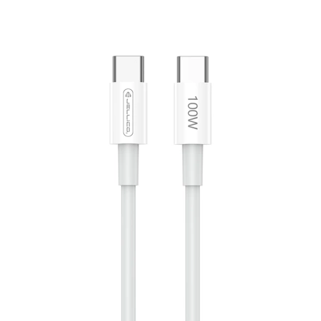 JELLICO cable B22 USB-C - USB-C PD 100W 1M White