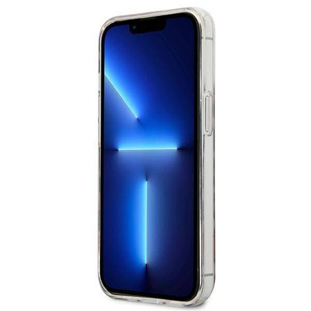 Etui IPHONE 13 PRO Guess Hardcase Leopard (GUHCP13LHSLEOP) różowe