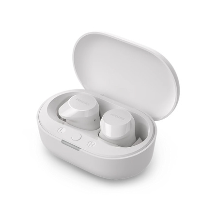 SŁUCHAWKI PHILIPS DOUSZNE TWS BEZPRZEWODOWE BLUETOOTH TRUE WIRELESS  BIAŁE Phil-TAT1209WT/00