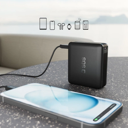 Powerbank SBS TEBB10000HDPD20K 10000 mAh z Power Delivery - czarny