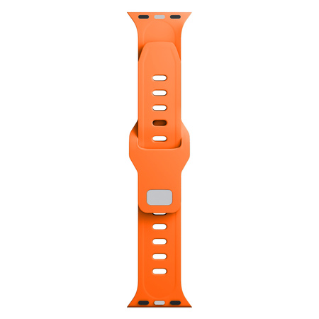 3MK Silicone Watch Strap pomarańczowy/ orange dla Apple Watch 42/44/45/49mm