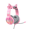 Havit GAMENOTE H2233d Gaming headphones RGB (pink)