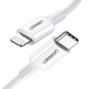 Ugreen kabel przewód MFi USB Typ C - Lightning 3A 1.5 m biały (US171)