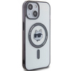 Etui Karl Lagerfeld IML Choupette's Head MagSafe do iPhone 15 Plus - przezroczyste