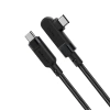 Acefast C5-03 Schwarz USB-C – USB-C PD QC-Kabel 100 W 5 A 480 Mbit/s 2 m – Schwarz