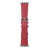 Pasek do Apple Watch Forcell F-Design FA20 magnetyczny skóra ekologiczna 42 / 44 / 45 / 49 mm czerwony