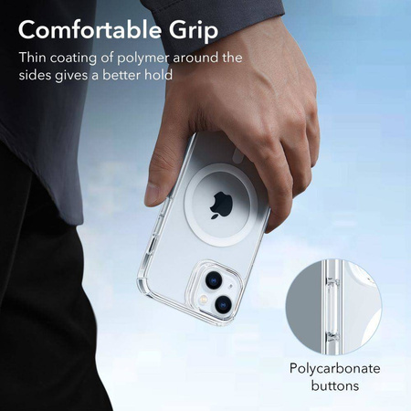 Schutzhülle IPHONE 14 PLUS ESR Krystec Halolock MagSafe transparent