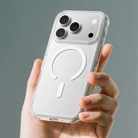 AmazingThing Titan Pro Case for iPhone 17 Pro Max Compatible with MagSafe - Clear