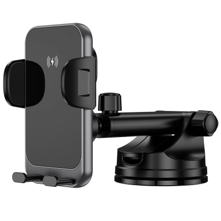 JELLICO Kfz-Halterung mit Ladefunktion für kabelloses Laden W20 15W schwarz