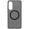 CARE by PanzerGlass Flagship Urban Combat Black QI Case for Samsung Galaxy S25 Edge - Semi-transparent
