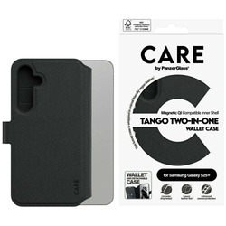 Schutzhülle SAMSUNG GALAXY S25+ CARE by PanzerGlass Feature Tango 2in1 Wallet schwarz