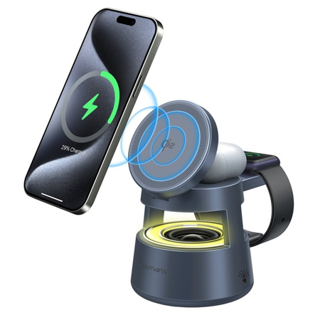 Stacja ładująca 4smarts Aura Sound Qi2   szary