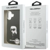 Karl Lagerfeld IML Aquarelle Karl &amp; Logo MagSafe Case for iPhone 17 - Black