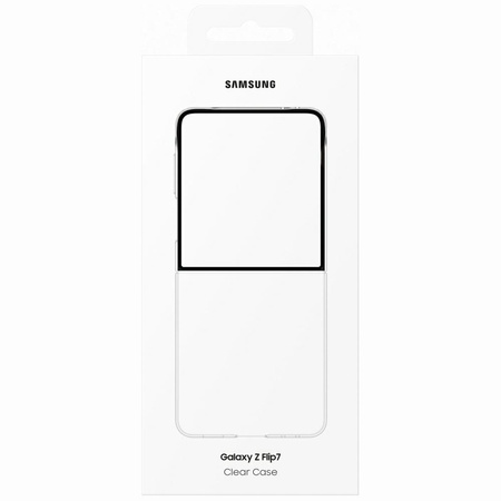 Etui Samsung Clear Case do Galaxy Z      Flip7 przezroczysty