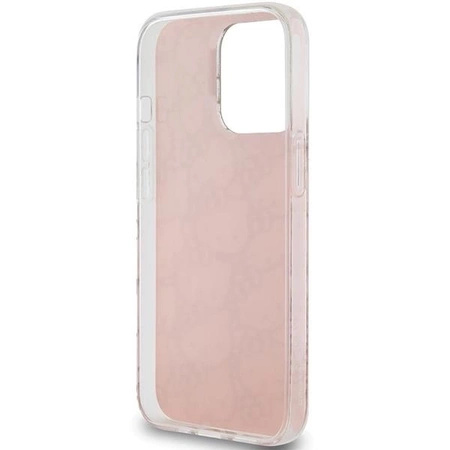 Hello Kitty IML Gradient Electrop Crowded Kitty Head Hülle für iPhone 15 Pro Max – Pink