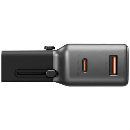 Ładowarka sieciowa Energea TravelGo      Adapter 35 USB-A/USB-C 35W grafitowo-czarny