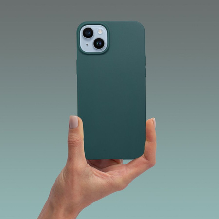 Futerał MATT do IPHONE 15 Plus ciemnozielony