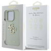 Case IPHONE 16 PRO MAX Guess Grained Big 4G Logo Small Classic Logo green
