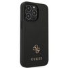 Case IPHONE 13 PRO Guess Hardcase Saffiano 4G Small Metal Logo (GUHCP13LPS4MK) black