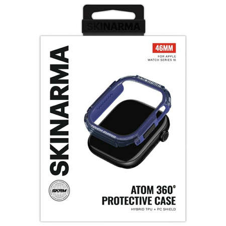Etui Skinarma Atom do Apple Watch 46mm   granatowy