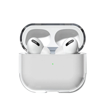 Case for AirPods Pro strong earphones cover transparent (case A)