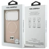 Karl Lagerfeld Choupette Pin MagSafe Case for iPhone 17 Pro - Pink