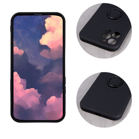 Nakładka Finger Grip do iPhone 16 Plus 6,7&quot; czarna