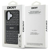 Original Handyhülle IPHONE 16 DKNY Hardcase Texture Pattern Tonal Stripe (DKHCP16SPRTHSLK) schwarz