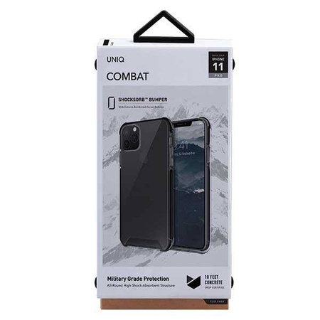 UNIQ etui Combat iPhone 11 Pro czarny/carbon black