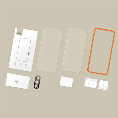 SZKŁO HARTOWANE TECH-PROTECT EASY SET+ 3-PACK GALAXY S25 FE CLEAR