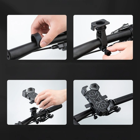 Wozinsky WUD-01B Handlebar Phone Holder for Bike - Black