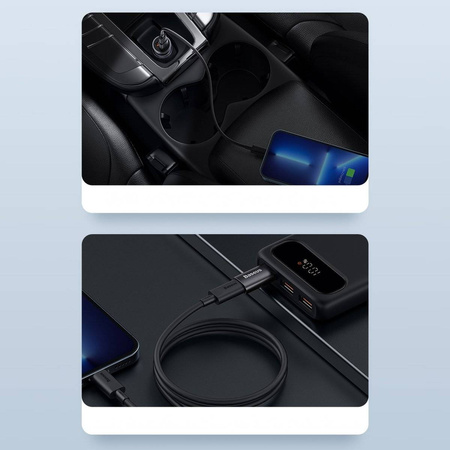 Baseus Ingenuity Series Mini USB 3.1 OTG to USB Type C adapter black (ZJJQ000101)