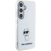 Oryginalne Etui KARL LAGERFELD hardcase IML Choupette KLHCS24SHNCHTCT do Samsung Galaxy S24 przezroczysty