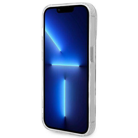 Guess Metal Outline MagSafe - Etui iPhone 14 Pro (przezroczysty)
