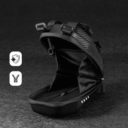 Rockbros B62-1 Fahrradtasche für Lenker oder Rahmen 3 l - Schwarz