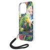 Original Case IPHONE 14 PRO Guess Hardcase Flower Strap (GUOHCP14LHFLSB) blue