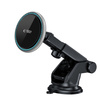Magnetyczny Uchwyt Samochodowy MagSafe z 15W Ładowaniem Indukcyjnym do Przedniej Szyby / Deski Rozdzielczej Ramię Teleskopowe Tech-Protect A2 czarny